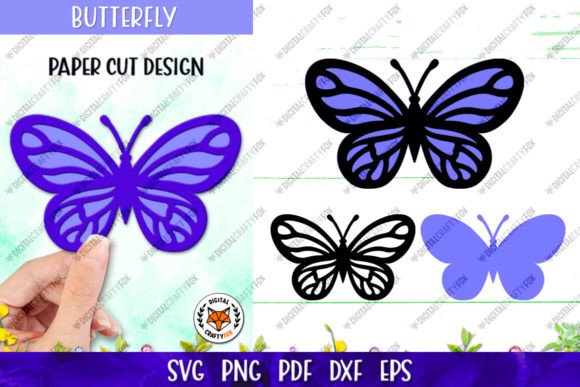 3D Butterfly Design Cut File