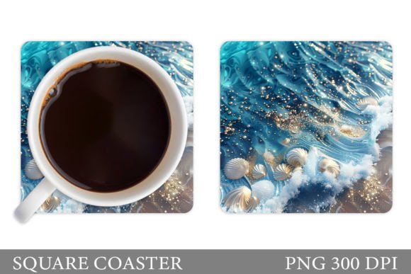 3D Sea Coaster: Seashell Design