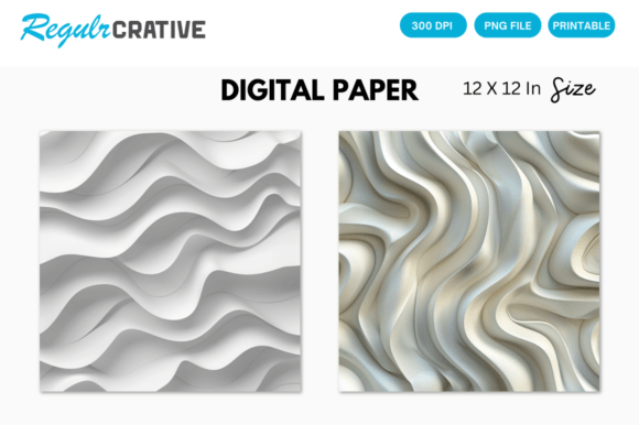 3D Seamless Digital Paper Backgrounds