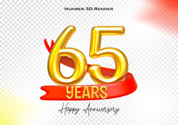 Celebrating 65 Years: The Strategic Value of High-Quality Gold Anniversary Design Assets