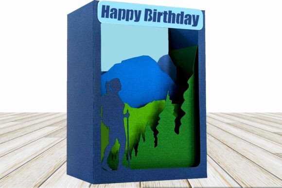 Crafting Depth and Memory: A Guide to the Mountain Hike Shadowbox Card