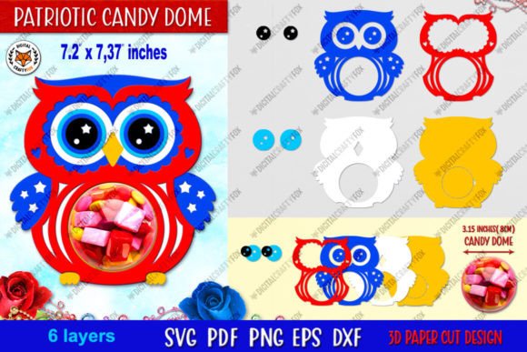 Crafting the Perfect Patriotic Owl Candy Dome SVG for Seasonal Celebrations