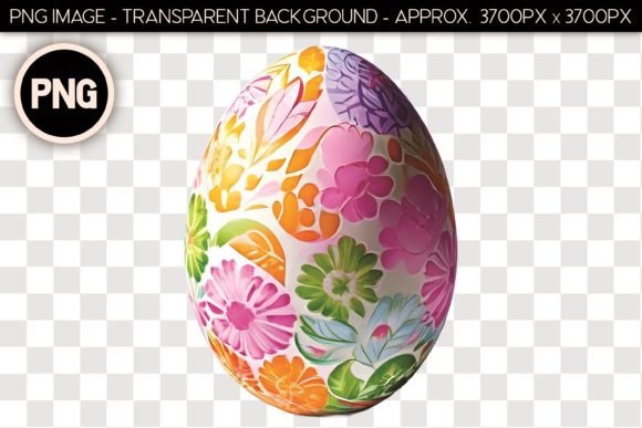 Easter Egg Isolated Object 37: A Versatile Asset for Modern Digital and Print Design
