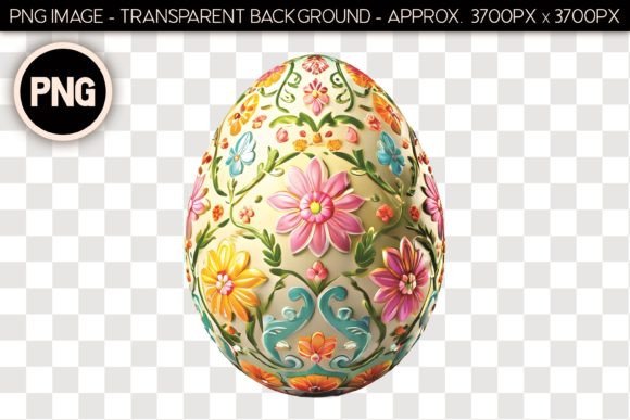 Easter Egg Isolated Object 46: A Versatile Asset for Professional Design and Digital Planning