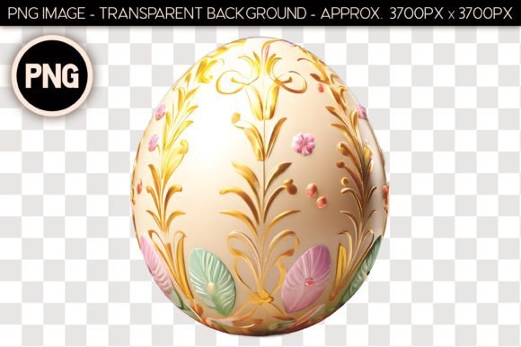 Easter Egg Isolated Object 6: A Versatile Design Asset