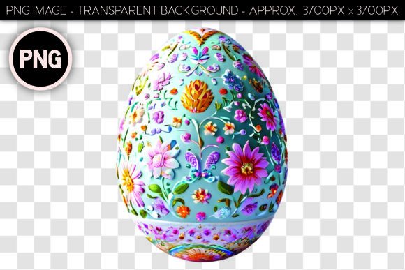 Easter Egg Isolated Object 64: A Versatile Design Asset