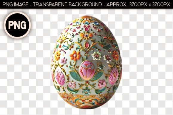 Easter Egg Isolated Object 66: A Versatile Digital Asset for Design and Crafting