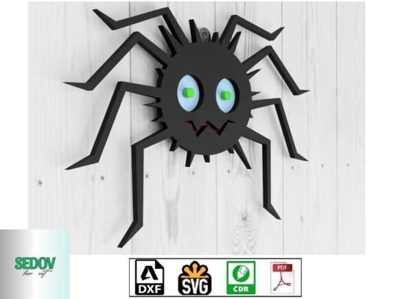 Elevate Halloween Design with 3D Spider Signs