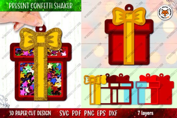 Elevating Holiday Craftsmanship: The Strategic Appeal of the 3D Christmas Present Confetti Shaker