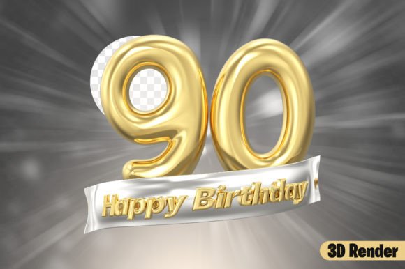 Elevating Milestone Celebrations: The Strategic Value of High-Resolution 3D Gold Number Assets for the 90th Birthday