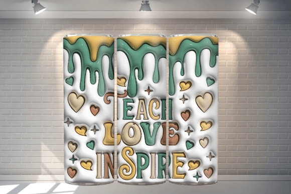 Elevating Sublimation Projects with the Teach Love Inspire 3D Tumbler Design