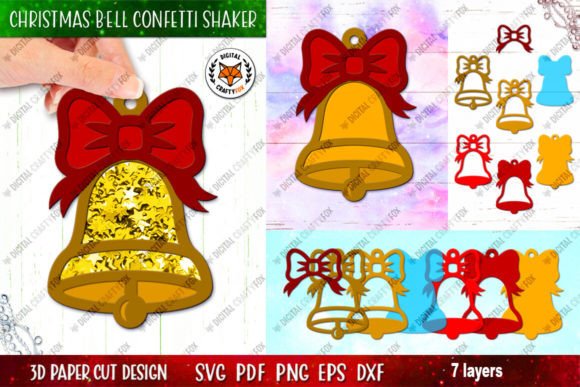 Evaluating the Christmas Bell Confetti Shaker SVG for Professional Paper Crafting