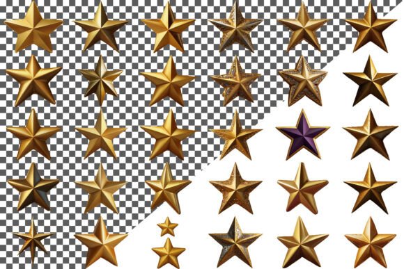 Evaluating the Golden Star Icon in 3D Style Isolated for Professional Design Workflows