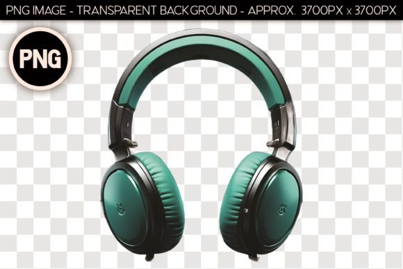 Headphones PNG Isolated Object 19: Elevating Digital and Physical Design Projects