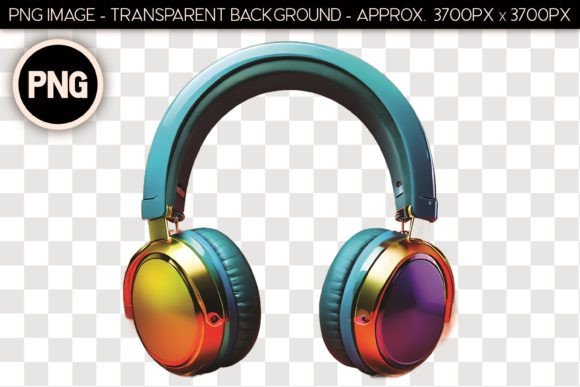 Headphones PNG Isolated Object 50: A Versatile Asset for Modern Digital Design