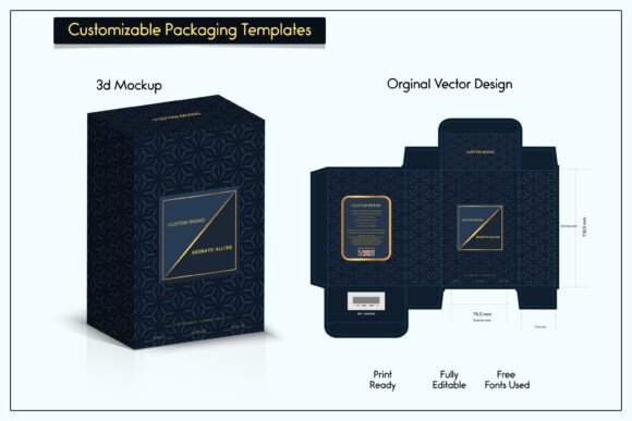 Luxury Box Packaging Design Box Template: Elevating Your Brand with Precision and Style