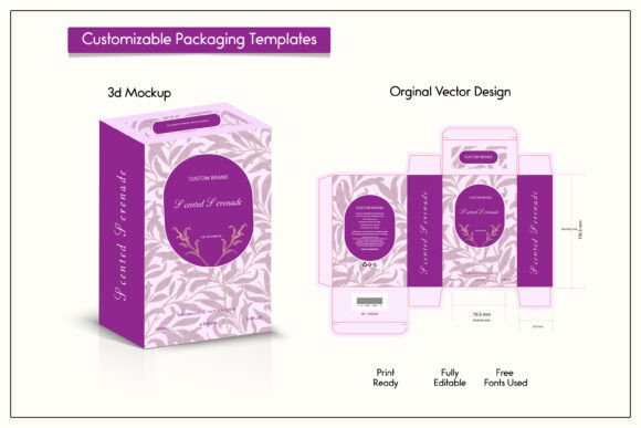Mastering Box Packaging 3D Mockup with Die Line for Premium Brand Identity
