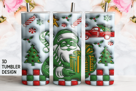Mastering the 3D Inflated Christmas Tumbler Wrap