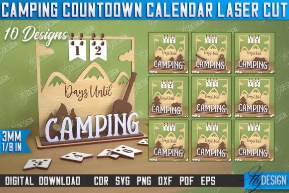 Mastering the Camping Countdown Calendar Bundle: A Guide to CNC and Laser Cutting Designs