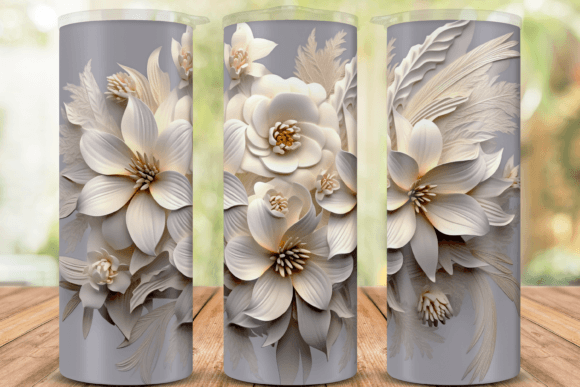 Mastering the Workflow for Wedding Floral 20 Oz Skinny Tumbler Png Sublimation