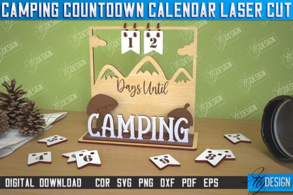 Strategic Anticipation: Leveraging the Camping Countdown Calendar 3D Calendar for Brand Engagement