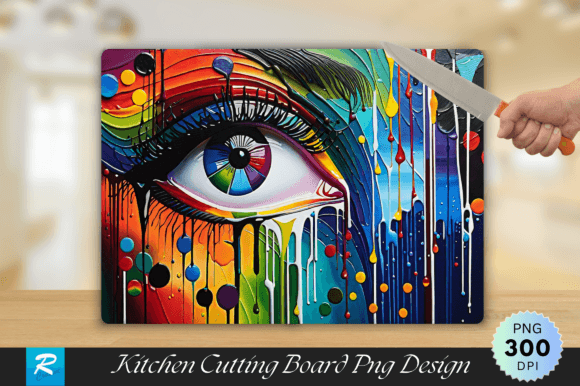Transforming Kitchen Art: A Guide to Colorful Hearts and Eye Sublimation Designs