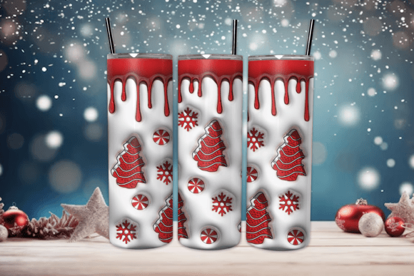 Understanding the 3D Christmas Inflated Tumbler Wrap Design