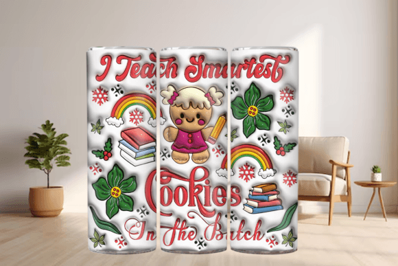 Why the Christmas Teacher 3D Inflated Tumbler Design Is a Holiday Game-Changer for Creators